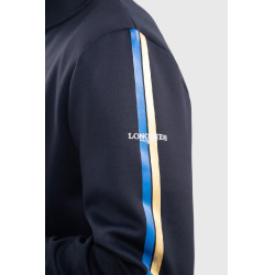 Felpa con zip Budapest Unisex EEF x Harcour Marina Blu marino