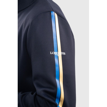 Felpa con zip Budapest Unisex EEF x Harcour Marina Blu marino