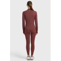 T-shirt tecnico Harcour Calista donna Vite Bordeaux