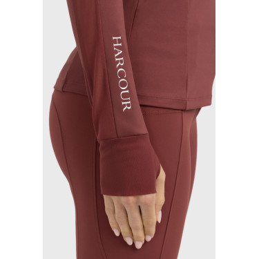 T-shirt tecnico Harcour Calista donna Vite Bordeaux T-shirt tecnico Harcour Calista donna Vite Bordeaux