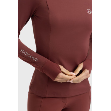 T-shirt tecnico Harcour Calista donna Vite Bordeaux T-shirt tecnico Harcour Calista donna Vite Bordeaux