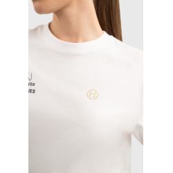 T-shirt Monaco Unisex EEF x Harcour Bianco T-shirt Monaco Unisex EEF x Harcour Bianco