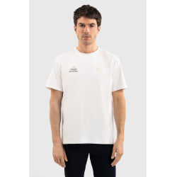 T-shirt Monaco Unisex EEF x Harcour Bianco T-shirt Monaco Unisex EEF x Harcour Bianco