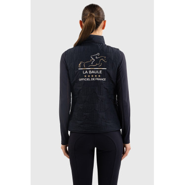 Gilet senza maniche Harcour Quickstara Reversibile Donna CSIO La Baule Blu marino / rigata celeste Gilet senza maniche Harcour Quickstara Reversibile Donna CSIO La Baule Blu marino / rigata celeste