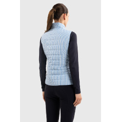 Gilet senza maniche Harcour Quickstara Reversibile Donna CSIO La Baule Blu marino / rigata celeste Gilet senza maniche Harcour Quickstara Reversibile Donna CSIO La Baule Blu marino / rigata celeste