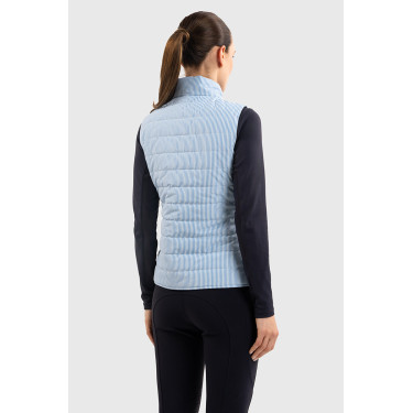 Gilet senza maniche Harcour Quickstara Reversibile Donna CSIO La Baule Blu marino / rigata celeste Gilet senza maniche Harcour Quickstara Reversibile Donna CSIO La Baule Blu marino / rigata celeste