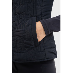 Gilet senza maniche Harcour Quickstara Reversibile Donna CSIO La Baule Blu marino / rigata celeste Gilet senza maniche Harcour Quickstara Reversibile Donna CSIO La Baule Blu marino / rigata celeste