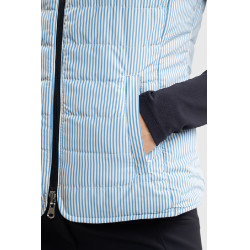 Gilet senza maniche Harcour Quickstara Reversibile Donna CSIO La Baule Blu marino / rigata celeste Gilet senza maniche Harcour Quickstara Reversibile Donna CSIO La Baule Blu marino / rigata celeste