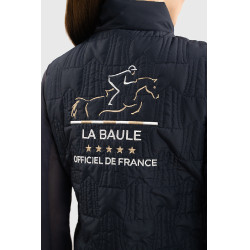 Gilet senza maniche Harcour Quickstara Reversibile Donna CSIO La Baule Blu marino / rigata celeste Gilet senza maniche Harcour Quickstara Reversibile Donna CSIO La Baule Blu marino / rigata celeste