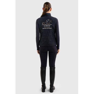 Gilet senza maniche Harcour Quickstara Reversibile Donna CSIO La Baule Blu marino / rigata celeste Gilet senza maniche Harcour Quickstara Reversibile Donna CSIO La Baule Blu marino / rigata celeste