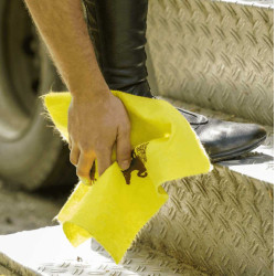 Rotolo di panni per la pulizia Horsewipe Giallo Rotolo di panni per la pulizia Horsewipe Giallo