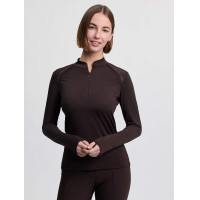 Base layer leggero LeMieux Brilliance Heyden donna Espresso Marrone