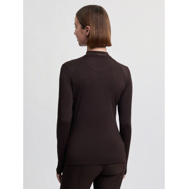 Base layer leggero LeMieux Brilliance Heyden donna Espresso Marrone Base layer leggero LeMieux Brilliance Heyden donna Espresso Marrone