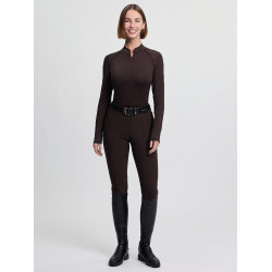 Base layer leggero LeMieux Brilliance Heyden donna Espresso Marrone Base layer leggero LeMieux Brilliance Heyden donna Espresso Marrone