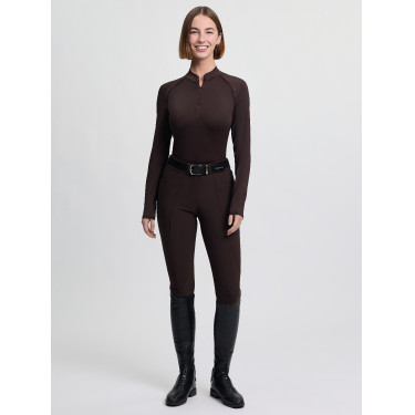 Base layer leggero LeMieux Brilliance Heyden donna Espresso Marrone Base layer leggero LeMieux Brilliance Heyden donna Espresso Marrone