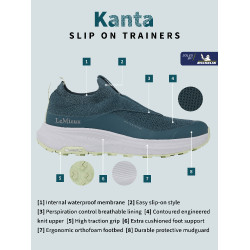 Sneakers impermeabili LeMieux Kanta Slip On Giungla Verde Sneakers impermeabili LeMieux Kanta Slip On Giungla Verde