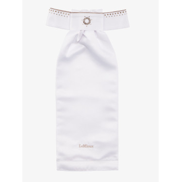 Cravatta da concorso LeMieux Brilliance Bianco / espresso