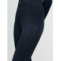 Leggings pull-on Young Rider LeMieux Orla Brilliance Sparkle Marina Blu marino