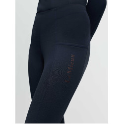 Leggings pull-on Young Rider LeMieux Orla Brilliance Sparkle Marina Blu marino