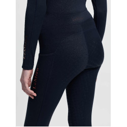 Leggings pull-on Young Rider LeMieux Orla Brilliance Sparkle Marina Blu marino
