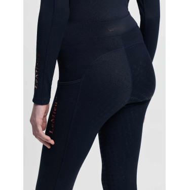 Leggings pull-on Young Rider LeMieux Orla Brilliance Sparkle Marina Blu marino