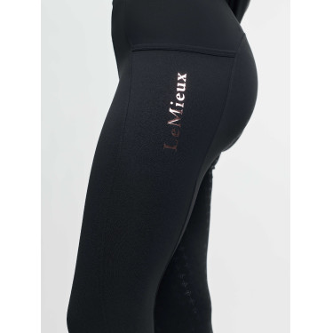 Leggings pull-on Young Rider LeMieux Orla Brilliance Sparkle Nero Leggings pull-on Young Rider LeMieux Orla Brilliance Sparkle Nero