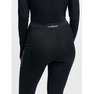 Leggings pull-on Young Rider LeMieux Orla Brilliance Sparkle Nero Leggings pull-on Young Rider LeMieux Orla Brilliance Sparkle Nero