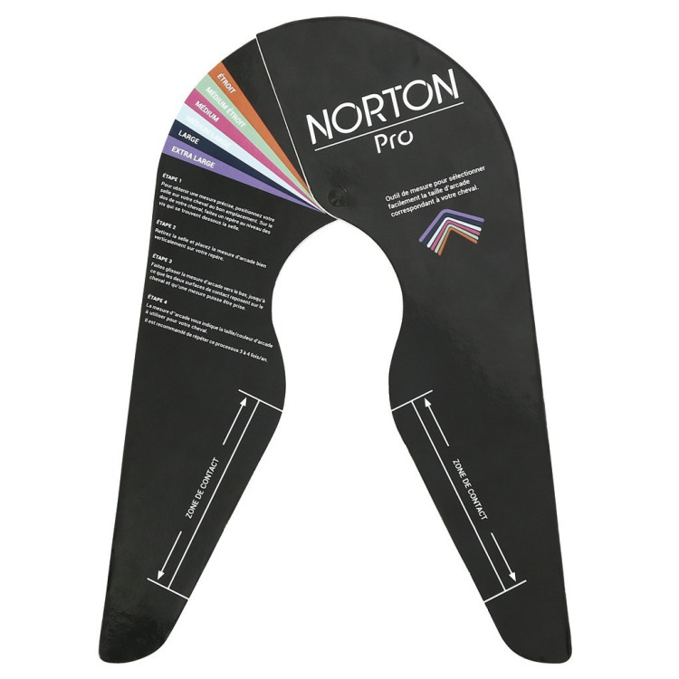 Misura dell'arcata dell'arcione Norton Pro
