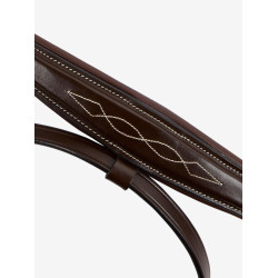 Capezzina da competizione LeMieux Kudos Avana / ottone Marrone