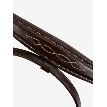 Capezzina da competizione LeMieux Kudos Avana / ottone Marrone