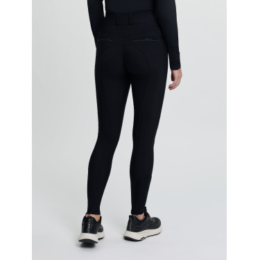 Pantaloni da equitazione da donna LeMieux con grip in silicone Brilliance Nero