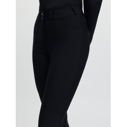Pantaloni da equitazione da donna LeMieux con grip in silicone Brilliance Nero