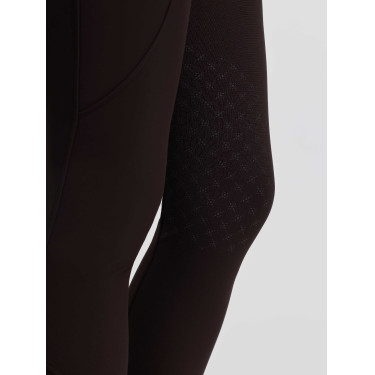 Pantaloni da equitazione da donna LeMieux con grip in silicone Brilliance Espresso Marrone