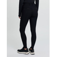 Pantaloni da equitazione da donna LeMieux con fondo in silicone Brilliance Nero