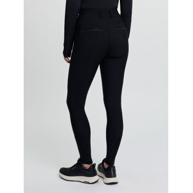 Pantaloni da equitazione da donna LeMieux con fondo in silicone Brilliance Nero Pantaloni da equitazione da donna LeMieux con fondo in silicone Brilliance Nero