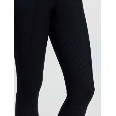 Pantaloni da equitazione da donna LeMieux con fondo in silicone Brilliance Nero Pantaloni da equitazione da donna LeMieux con fondo in silicone Brilliance Nero