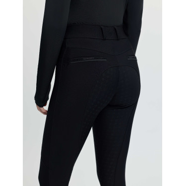 Pantaloni da equitazione da donna LeMieux con fondo in silicone Brilliance Nero Pantaloni da equitazione da donna LeMieux con fondo in silicone Brilliance Nero