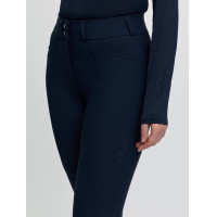 Pantaloni da equitazione da donna LeMieux con fondo in silicone Brilliance Marina Blu marino