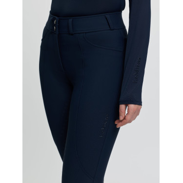 Pantaloni da equitazione da donna LeMieux con fondo in silicone Brilliance Marina Blu marino