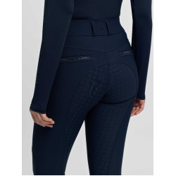 Pantaloni da equitazione da donna LeMieux con fondo in silicone Brilliance Marina Blu marino