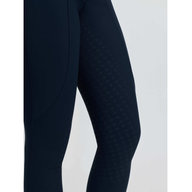 Pantaloni da equitazione da donna LeMieux con fondo in silicone Brilliance Marina Blu marino