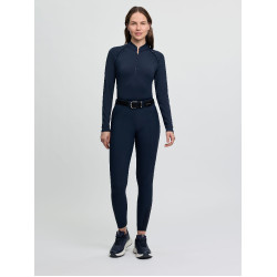 Pantaloni da equitazione da donna LeMieux con fondo in silicone Brilliance Marina Blu marino