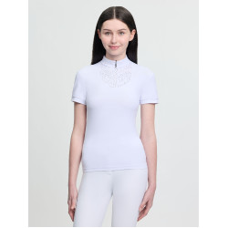 Polo da gara a maniche corte Young Rider LeMieux Brilliance Livvy Bianco Polo da gara a maniche corte Young Rider LeMieux Brilliance Livvy Bianco