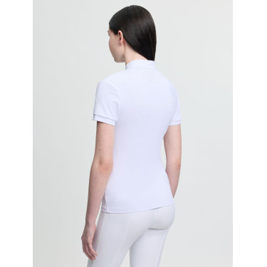 Polo da gara a maniche corte Young Rider LeMieux Brilliance Livvy Bianco Polo da gara a maniche corte Young Rider LeMieux Brilliance Livvy Bianco