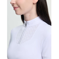 Polo da gara a maniche corte Young Rider LeMieux Brilliance Livvy Bianco Polo da gara a maniche corte Young Rider LeMieux Brilliance Livvy Bianco