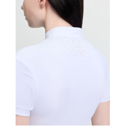 Polo da gara a maniche corte Young Rider LeMieux Brilliance Livvy Bianco Polo da gara a maniche corte Young Rider LeMieux Brilliance Livvy Bianco