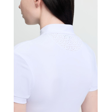 Polo da gara a maniche corte Young Rider LeMieux Brilliance Livvy Bianco Polo da gara a maniche corte Young Rider LeMieux Brilliance Livvy Bianco