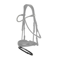 Sottogola LeMieux Kudos Flash in pelle verniciata Nero / argento