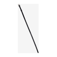 Sottogola LeMieux Kudos Flash in pelle verniciata Nero / argento