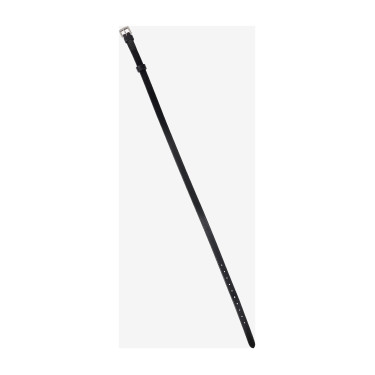 Sottogola LeMieux Kudos Flash in pelle verniciata Nero / argento